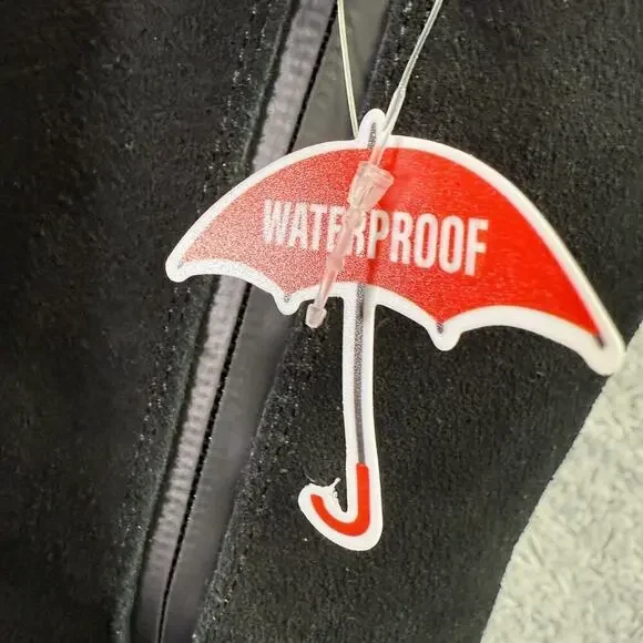 Blondo Ashley Tall Boots Womens 6 Black Suede Waterproof Knee-High Heeled - Picture 6 of 14